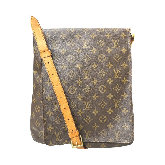 LOUIS VUITTON Shoulder Bag M51256 Monogram canvas Brown Shoulder Shoulder Monogram Musette Women Used Authentic