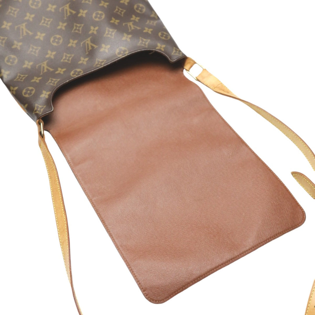 LOUIS VUITTON Shoulder Bag M51256 Monogram canvas Brown Shoulder Shoulder Monogram Musette Women Used Authentic