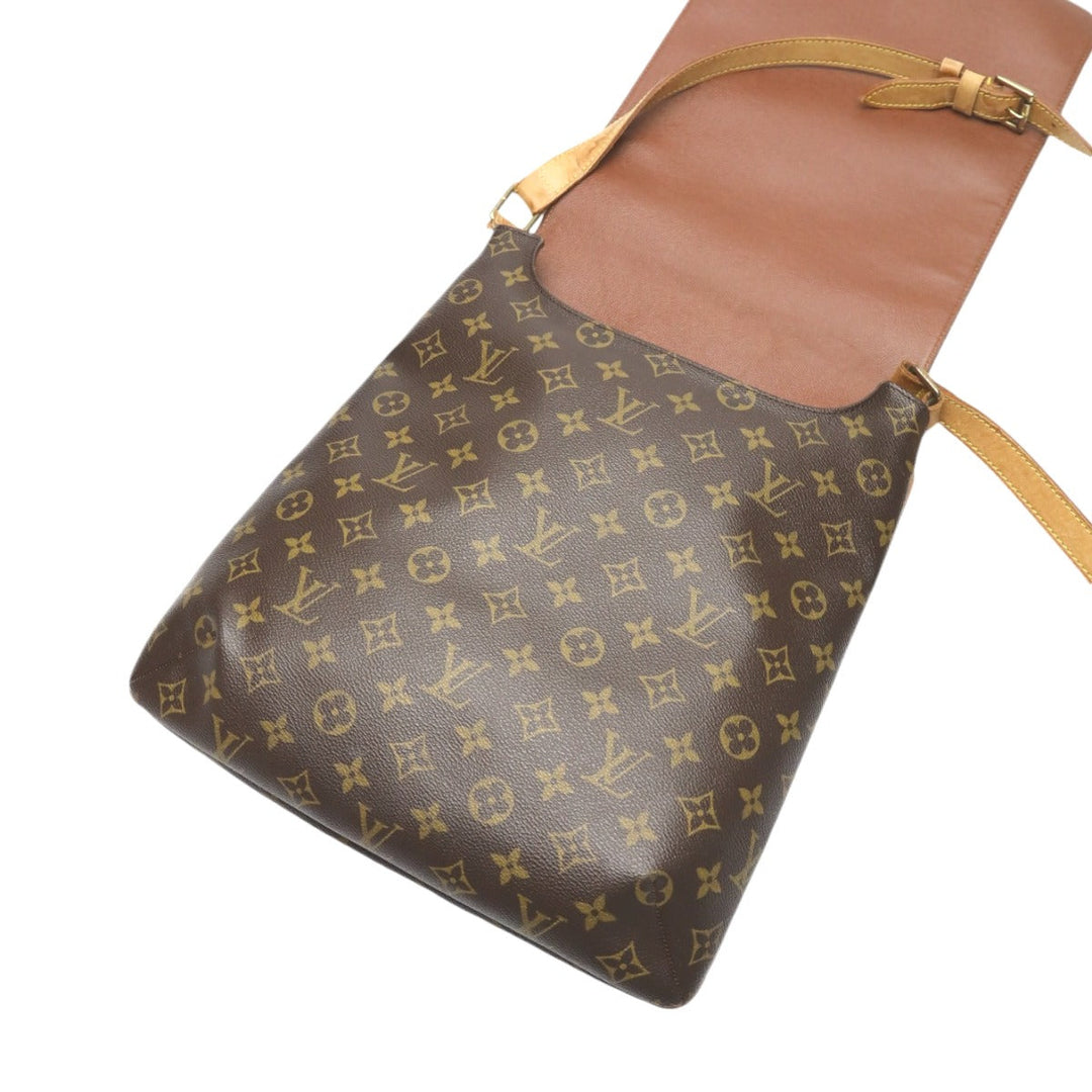 LOUIS VUITTON Shoulder Bag M51256 Monogram canvas Brown Shoulder Shoulder Monogram Musette Women Used Authentic