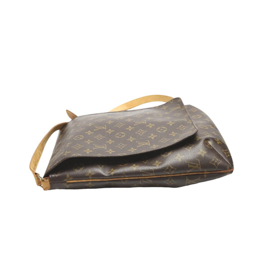 LOUIS VUITTON Shoulder Bag M51256 Monogram canvas Brown Shoulder Shoulder Monogram Musette Women Used Authentic