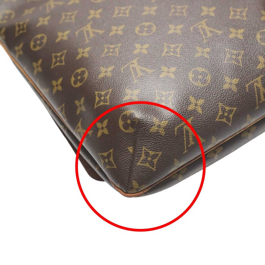 LOUIS VUITTON Shoulder Bag M51256 Monogram canvas Brown Shoulder Shoulder Monogram Musette Women Used Authentic