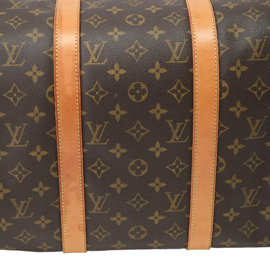 LOUIS VUITTON Boston Duffel bag M41426 Monogram canvas Brown Keepall 50 Monogram Travel bag unisex(Unisex) Used Authentic