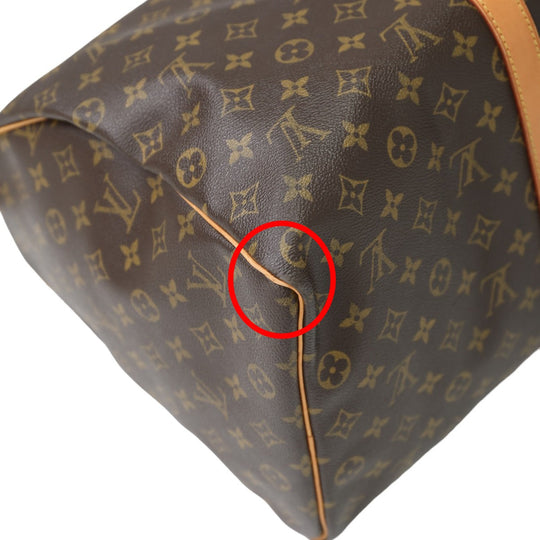 LOUIS VUITTON Boston Duffel bag M41426 Monogram canvas Brown Keepall 50 Monogram Travel bag unisex(Unisex) Used Authentic