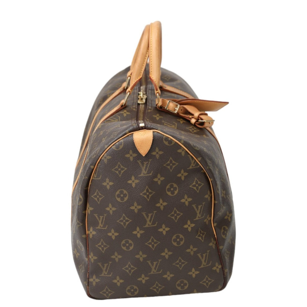 LOUIS VUITTON Boston Duffel bag M41426 Monogram canvas Brown Keepall 50 Monogram Travel bag unisex(Unisex) Used Authentic