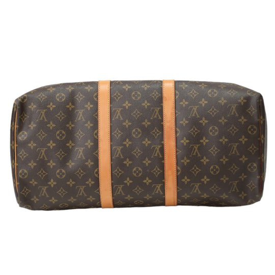 LOUIS VUITTON Boston Duffel bag M41426 Monogram canvas Brown Keepall 50 Monogram Travel bag unisex(Unisex) Used Authentic