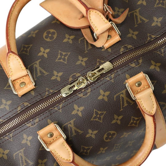 LOUIS VUITTON Boston Duffel bag M41426 Monogram canvas Brown Keepall 50 Monogram Travel bag unisex(Unisex) Used Authentic