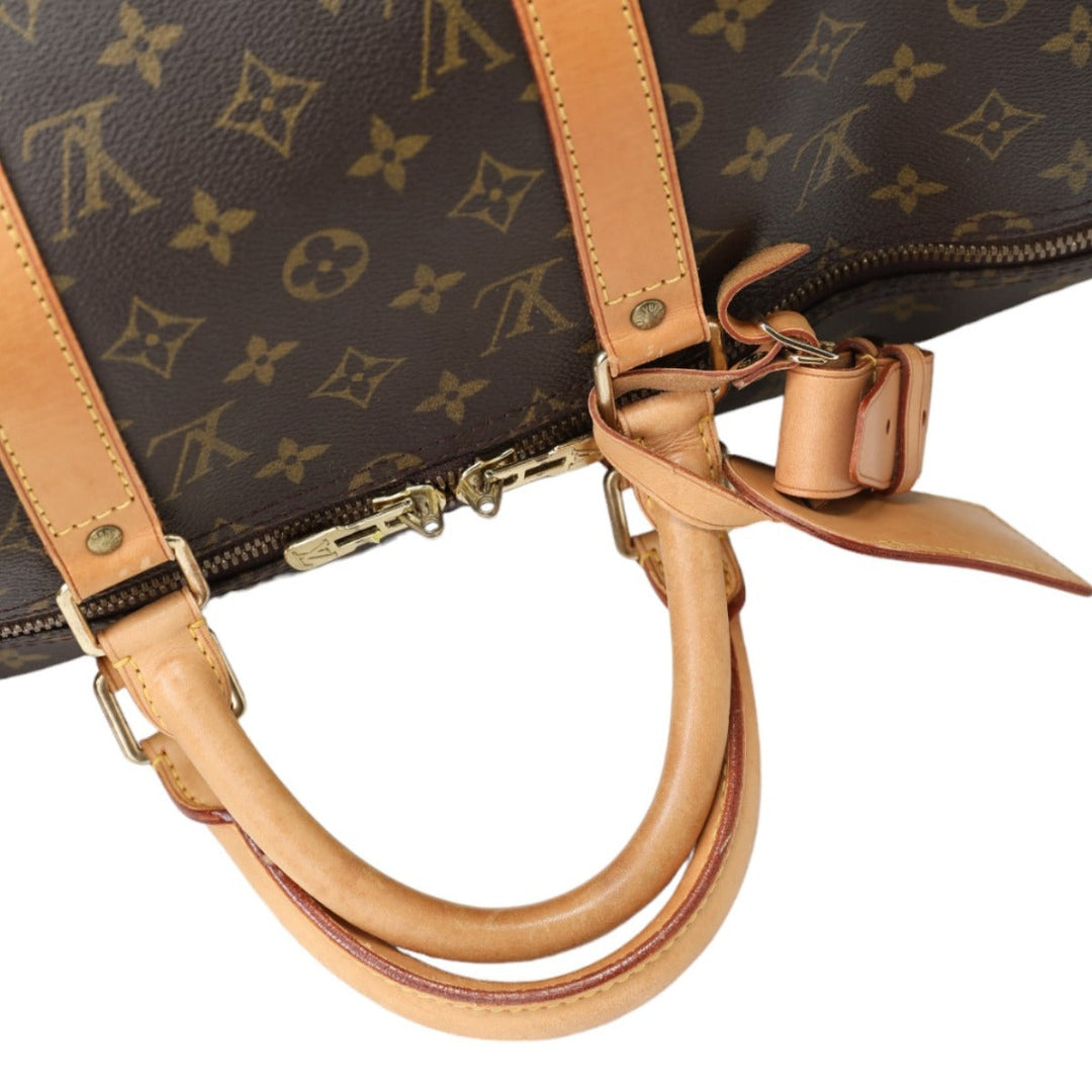 LOUIS VUITTON Boston Duffel bag M41426 Monogram canvas Brown Keepall 50 Monogram Travel bag unisex(Unisex) Used Authentic