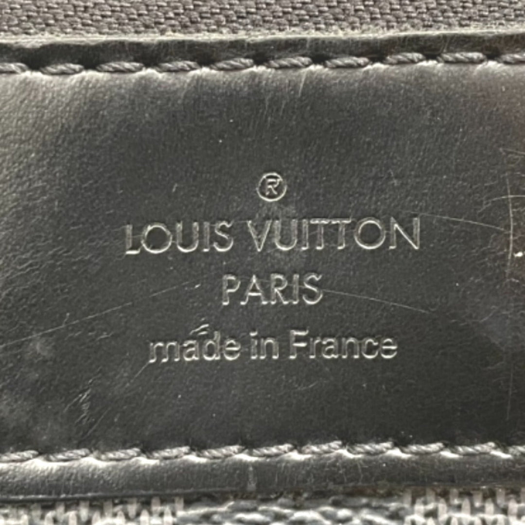 LOUIS VUITTON Shoulder Bag N58033 leather black Shoulder Bag Damier Grafitte Daniel GM unisex(Unisex) Used Authentic