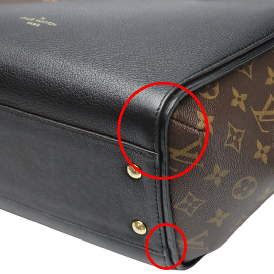 LOUIS VUITTON Tote Bag M40460 Monogram canvas Brown Tote Bag Monogram Kimono MM Women Used Authentic