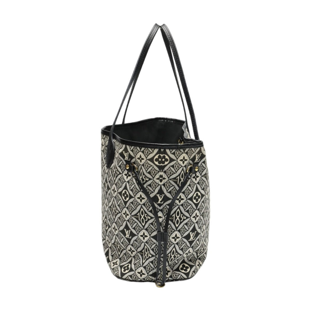 LOUIS VUITTON Tote Bag M57230 Monogram Chagard gray Tote Bag Monogram since 1854 Neverfull MM Women Used Authentic