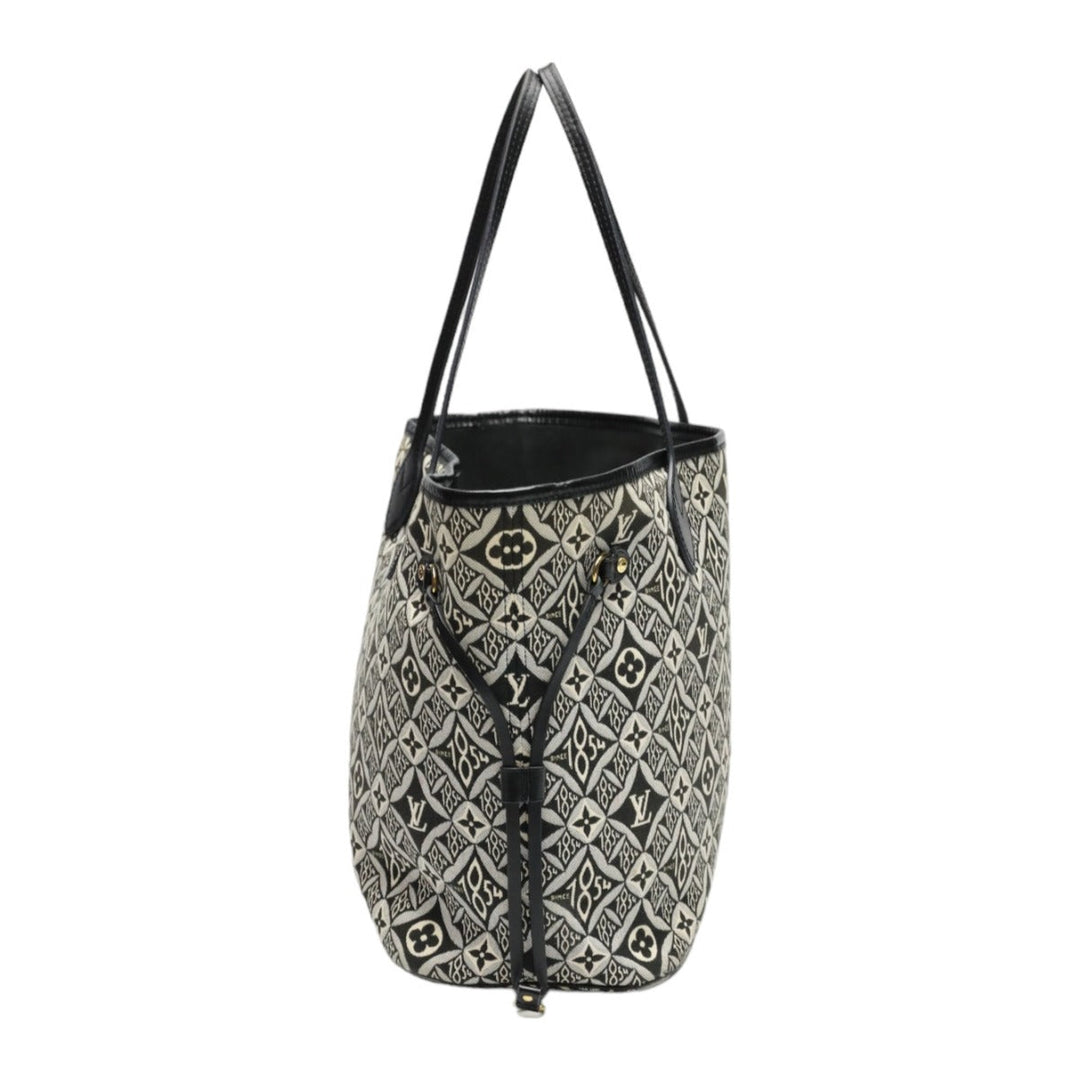 LOUIS VUITTON Tote Bag M57230 Monogram Chagard gray Tote Bag Monogram since 1854 Neverfull MM Women Used Authentic