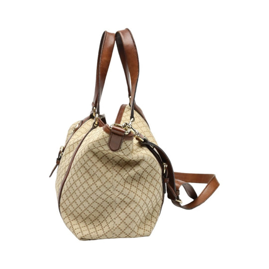 GUCCI Tote Bag 282346 canvas Antique brown 2WAYShoulder Bag Diamante Women Used Authentic