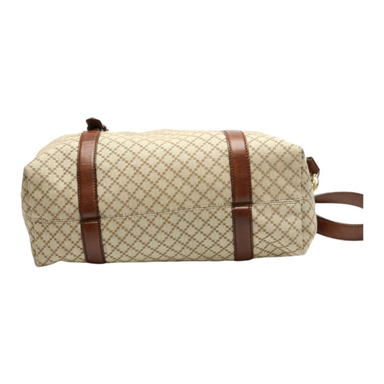 GUCCI Tote Bag 282346 canvas Antique brown 2WAYShoulder Bag Diamante Women Used Authentic