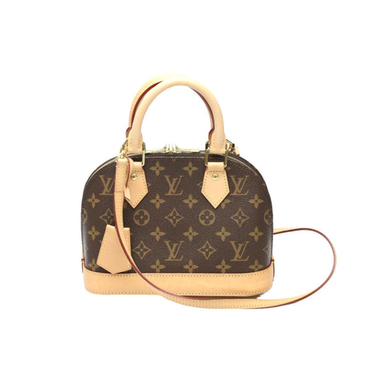 LOUIS VUITTON Handbag M53152 Monogram canvas Brown 2WAY Monogram Alma BB Women Used Authentic