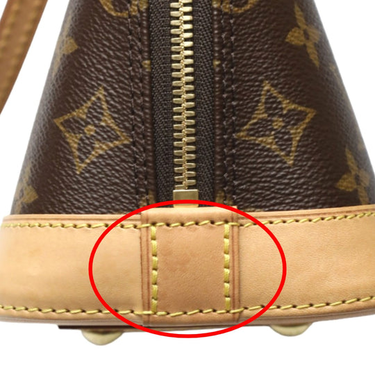 LOUIS VUITTON Handbag M53152 Monogram canvas Brown 2WAY Monogram Alma BB Women Used Authentic