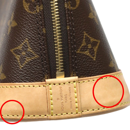 LOUIS VUITTON Handbag M53152 Monogram canvas Brown 2WAY Monogram Alma BB Women Used Authentic