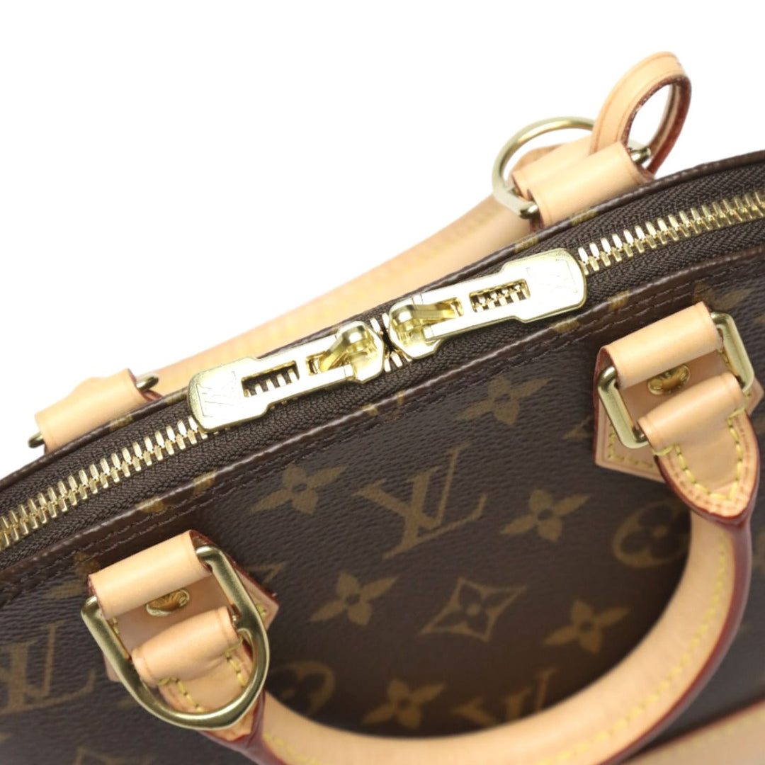 LOUIS VUITTON Handbag M53152 Monogram canvas Brown 2WAY Monogram Alma BB Women Used Authentic