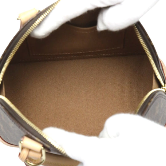 LOUIS VUITTON Handbag M53152 Monogram canvas Brown 2WAY Monogram Alma BB Women Used Authentic