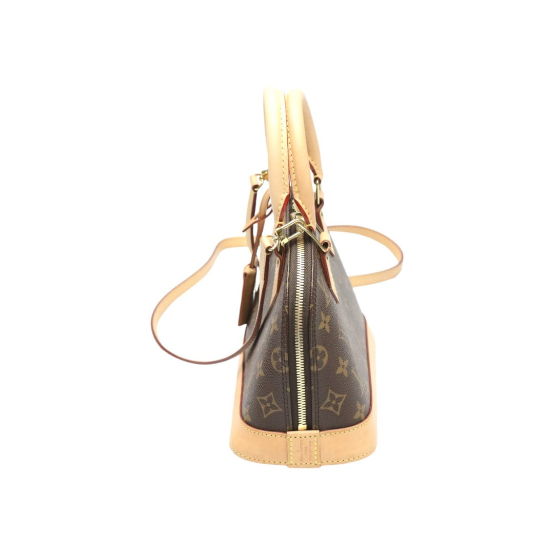 LOUIS VUITTON Handbag M53152 Monogram canvas Brown 2WAY Monogram Alma BB Women Used Authentic