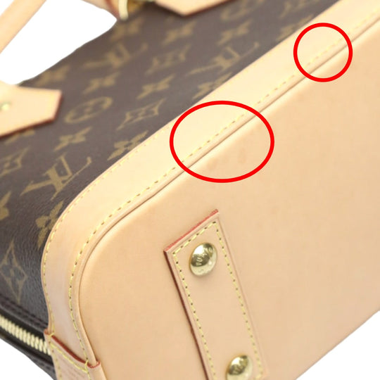 LOUIS VUITTON Handbag M53152 Monogram canvas Brown 2WAY Monogram Alma BB Women Used Authentic