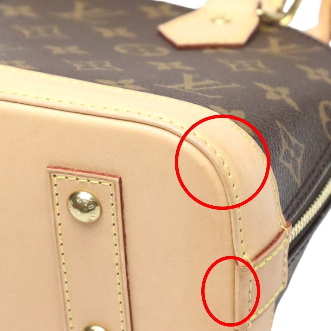 LOUIS VUITTON Handbag M53152 Monogram canvas Brown 2WAY Monogram Alma BB Women Used Authentic