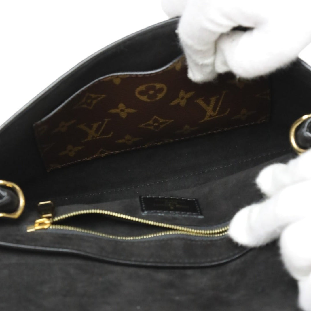 LOUIS VUITTON Shoulder Bag M43125 Monogram canvas Brown 2WAY handbag One-handle flap bag Women Used Authentic