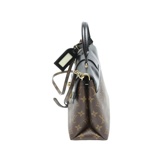 LOUIS VUITTON Shoulder Bag M43125 Monogram canvas Brown 2WAY handbag One-handle flap bag Women Used Authentic