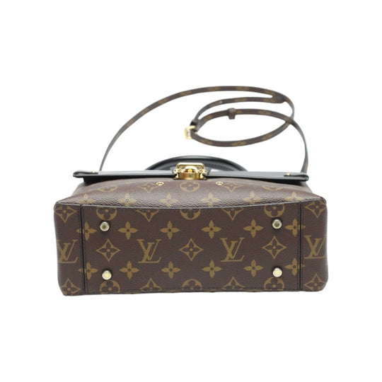 LOUIS VUITTON Shoulder Bag M43125 Monogram canvas Brown 2WAY handbag One-handle flap bag Women Used Authentic