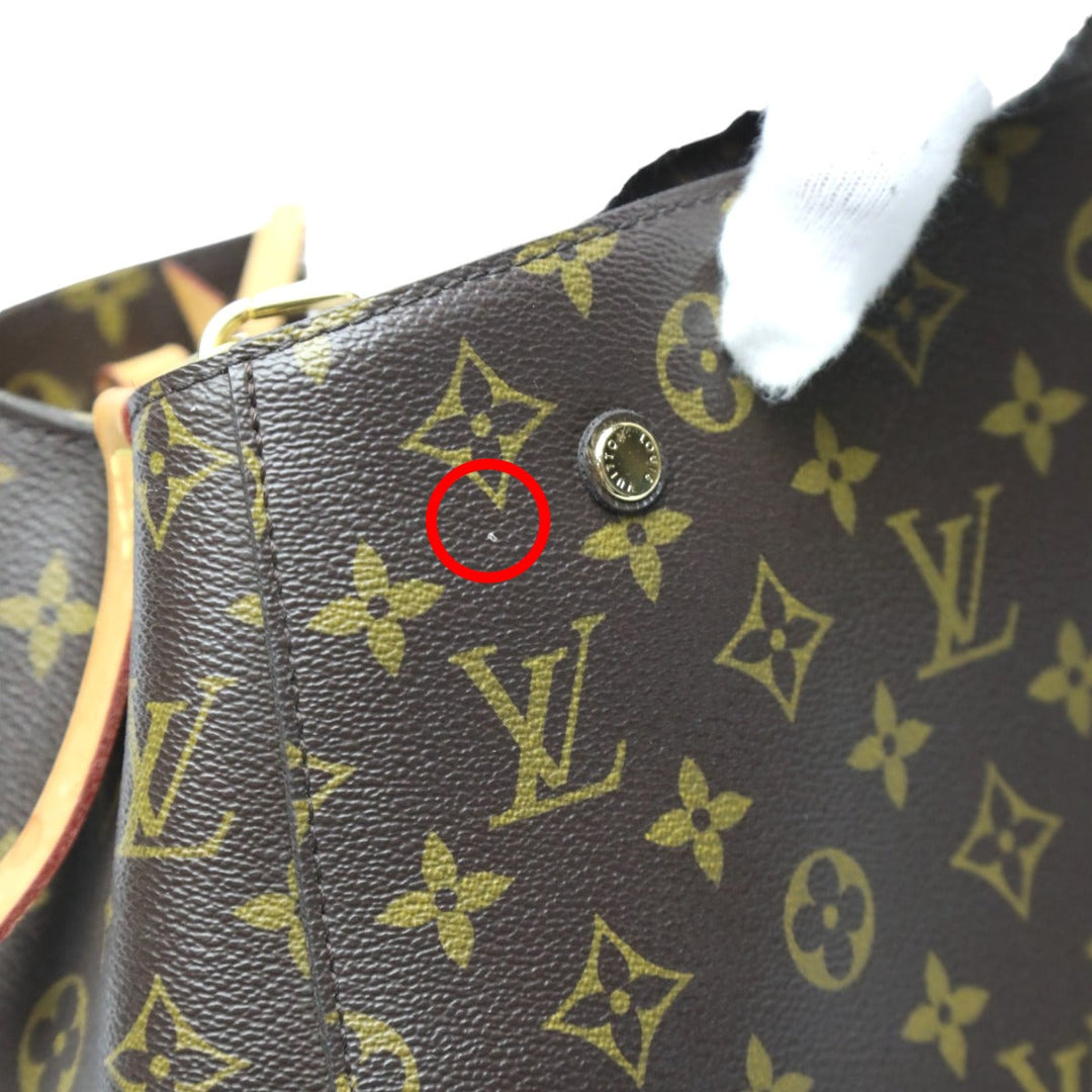 LOUIS VUITTON Shoulder Bag M41055 Monogram canvas Brown Handbag Monogram Montaigne BB Women Used Authentic