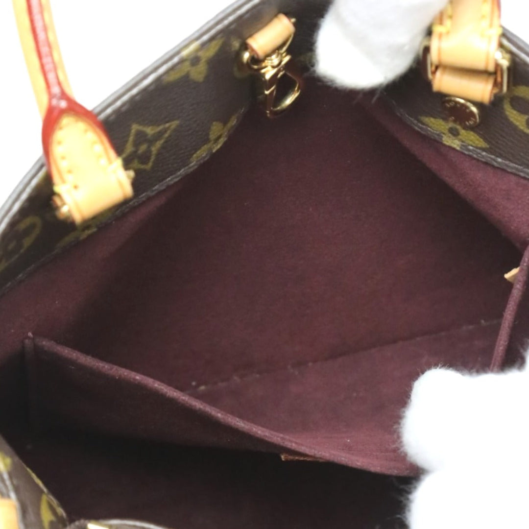 LOUIS VUITTON Shoulder Bag M41055 Monogram canvas Brown Handbag Monogram Montaigne BB Women Used Authentic