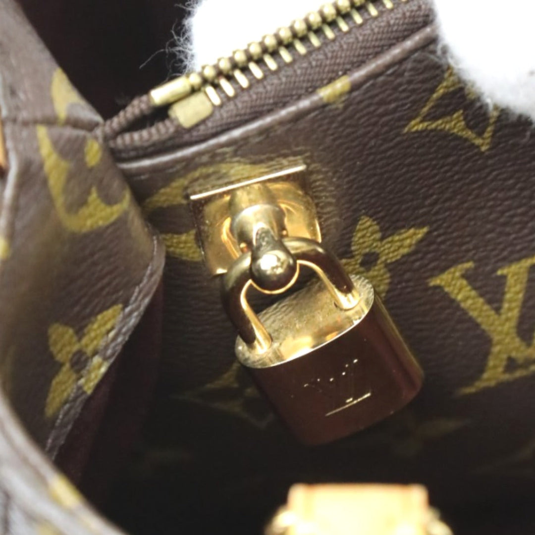 LOUIS VUITTON Shoulder Bag M41055 Monogram canvas Brown Handbag Monogram Montaigne BB Women Used Authentic