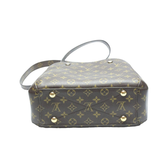 LOUIS VUITTON Shoulder Bag M41055 Monogram canvas Brown Handbag Monogram Montaigne BB Women Used Authentic