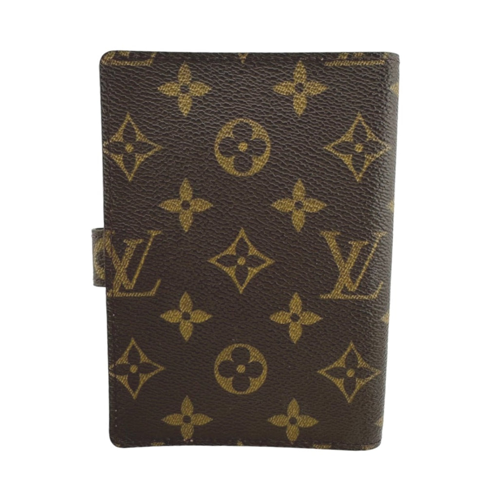 LOUIS VUITTON Notebook cover R20005 Monogram canvas Brown Notebook case Monogram Agenda PM Women(Unisex) Used Authentic