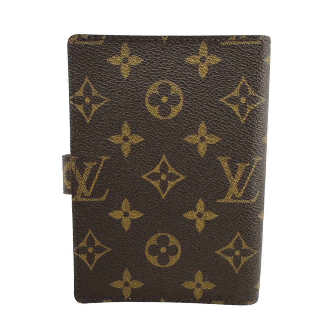 LOUIS VUITTON Notebook cover R20005 Monogram canvas Brown Notebook case Monogram Agenda PM Women(Unisex) Used Authentic