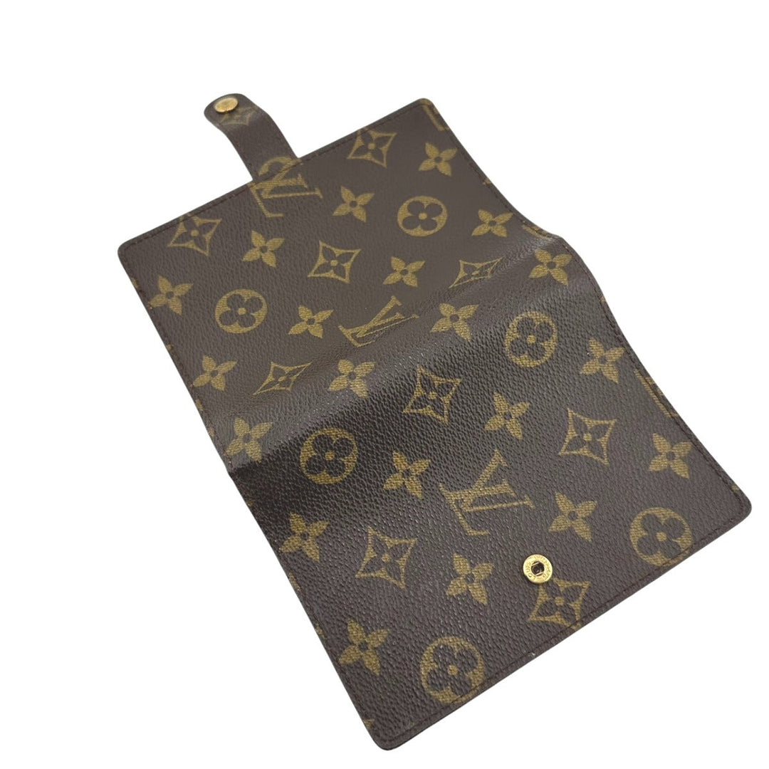 LOUIS VUITTON Notebook cover R20005 Monogram canvas Brown Notebook case Monogram Agenda PM Women(Unisex) Used Authentic
