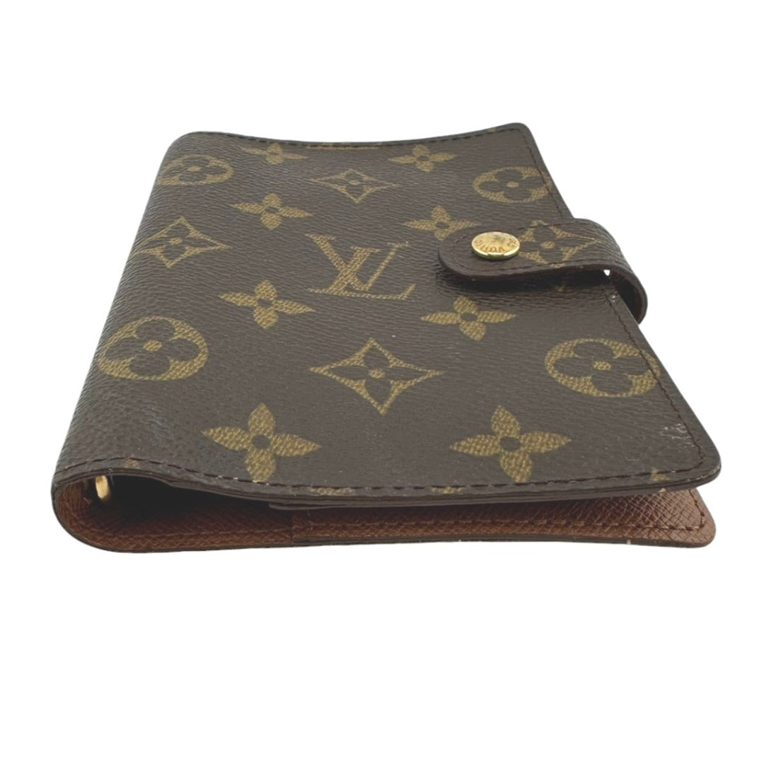 LOUIS VUITTON Notebook cover R20005 Monogram canvas Brown Notebook case Monogram Agenda PM Women(Unisex) Used Authentic
