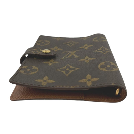 LOUIS VUITTON Notebook cover R20005 Monogram canvas Brown Notebook case Monogram Agenda PM Women(Unisex) Used Authentic