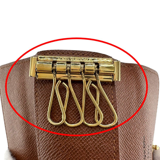 LOUIS VUITTON Key case Key holder  M62631 Monogram canvas Brown Multicles4 Monogram Key case for 4 Key holder unisex(Unisex) Used Authentic
