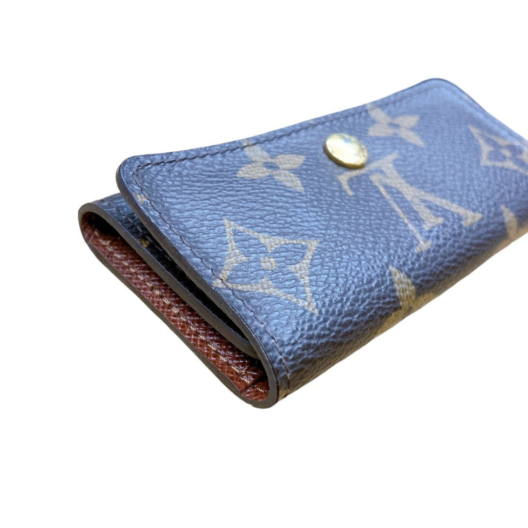 LOUIS VUITTON Key case Key holder  M62631 Monogram canvas Brown Multicles4 Monogram Key case for 4 Key holder unisex(Unisex) Used Authentic
