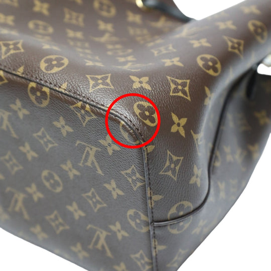 LOUIS VUITTON Shoulder Bag M44020 Monogram canvas Brown noir Shoulder Bag Monogram Neonoe Women Used Authentic