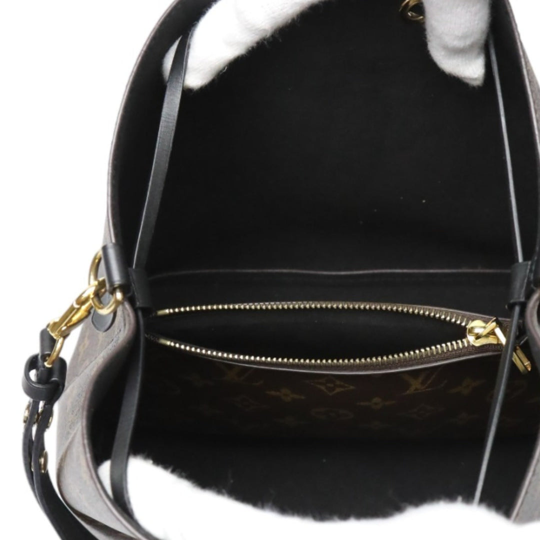 LOUIS VUITTON Shoulder Bag M44020 Monogram canvas Brown noir Shoulder Bag Monogram Neonoe Women Used Authentic