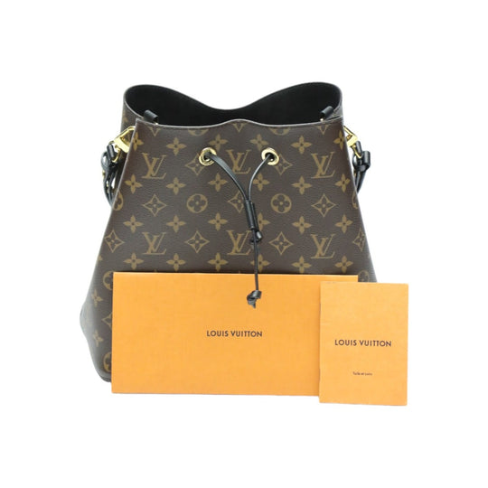 LOUIS VUITTON Shoulder Bag M44020 Monogram canvas Brown noir Shoulder Bag Monogram Neonoe Women Used Authentic