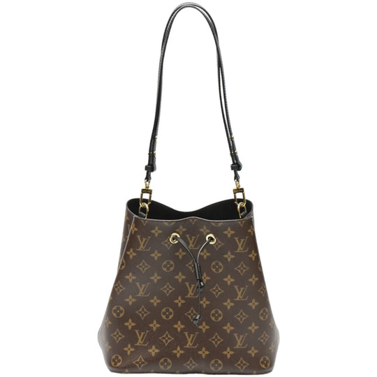 LOUIS VUITTON Shoulder Bag M44020 Monogram canvas Brown noir Shoulder Bag Monogram Neonoe Women Used Authentic