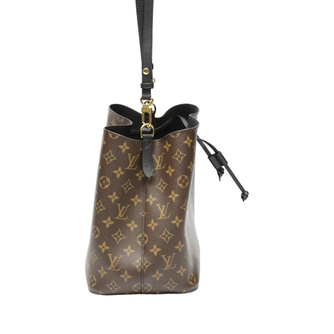 LOUIS VUITTON Shoulder Bag M44020 Monogram canvas Brown noir Shoulder Bag Monogram Neonoe Women Used Authentic