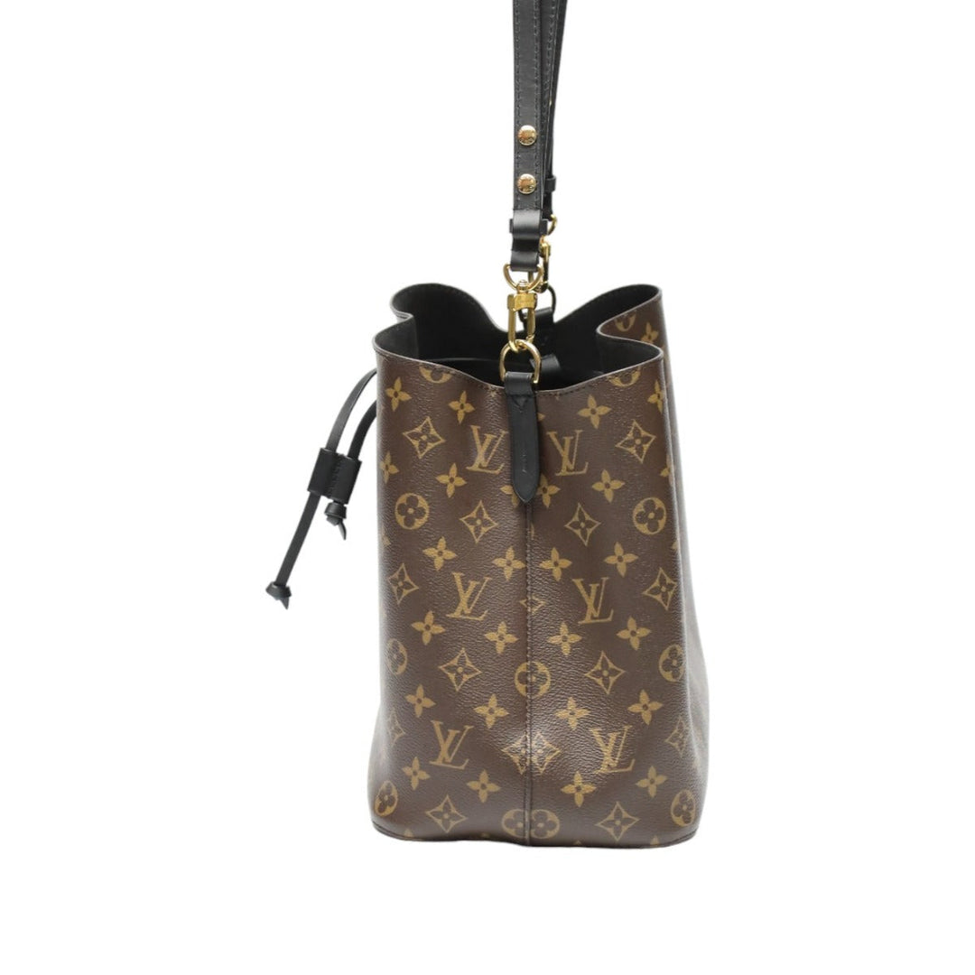 LOUIS VUITTON Shoulder Bag M44020 Monogram canvas Brown noir Shoulder Bag Monogram Neonoe Women Used Authentic