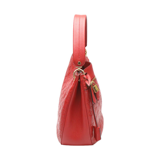 LOUIS VUITTON Handbag M42820 Monogram Ann Platt Red one belt Monogram Ann Platt Spontini Women Used Authentic
