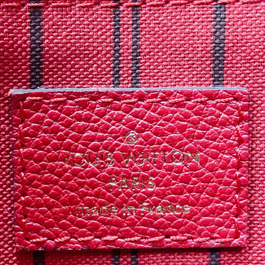 LOUIS VUITTON Handbag M42820 Monogram Ann Platt Red one belt Monogram Ann Platt Spontini Women Used Authentic