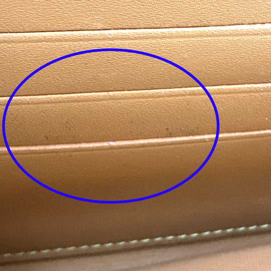 LOUIS VUITTON Long Wallet Purse M85039 leather Camel Zip Around Nomad Portefeuille Sara Women Used Authentic