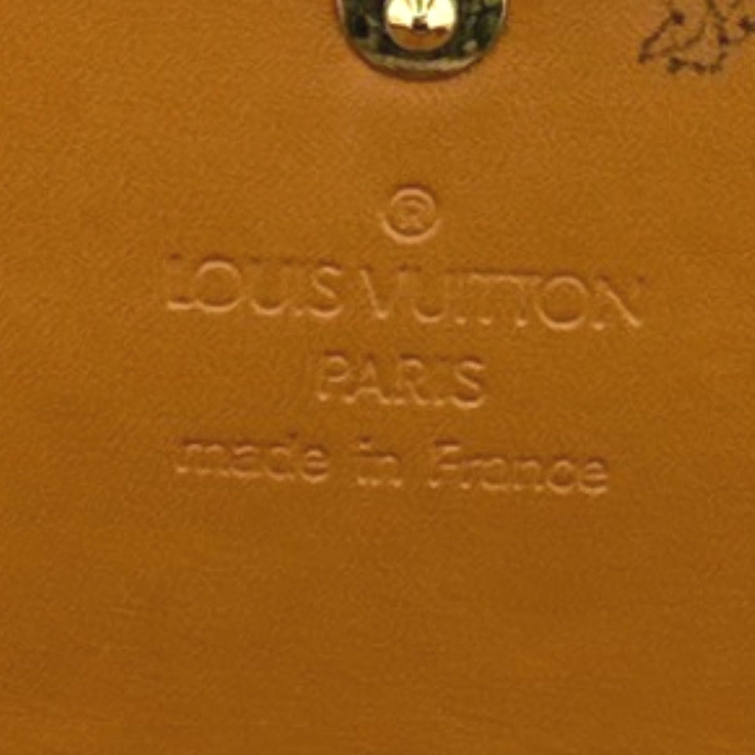 LOUIS VUITTON Long Wallet Purse M85039 leather Camel Zip Around Nomad Portefeuille Sara Women Used Authentic