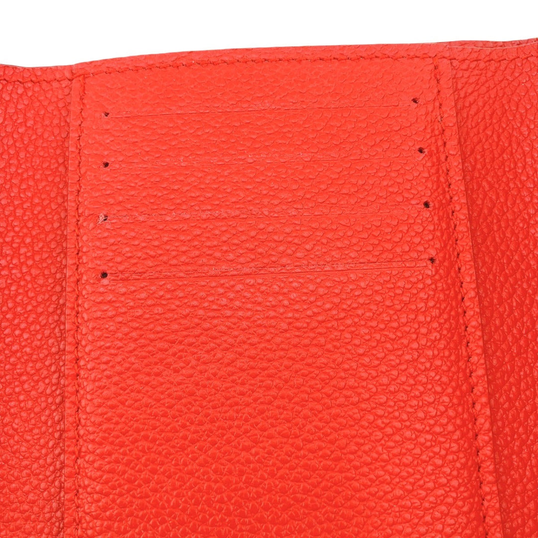 LOUIS VUITTON Tri-fold wallet M67478 Monogram canvas Red Monogram With Coin Pocket